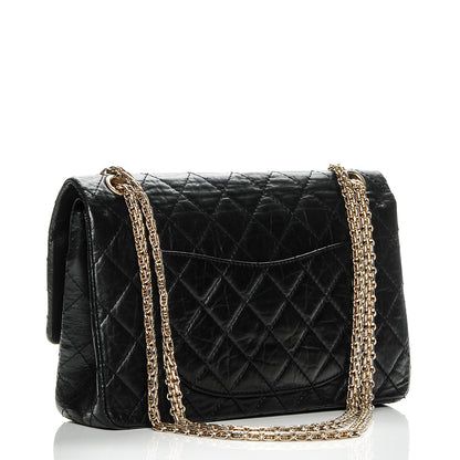 Chanel Aged Calfskin Quilted 2.55 Reissue 226 Flap Black 3 of 8