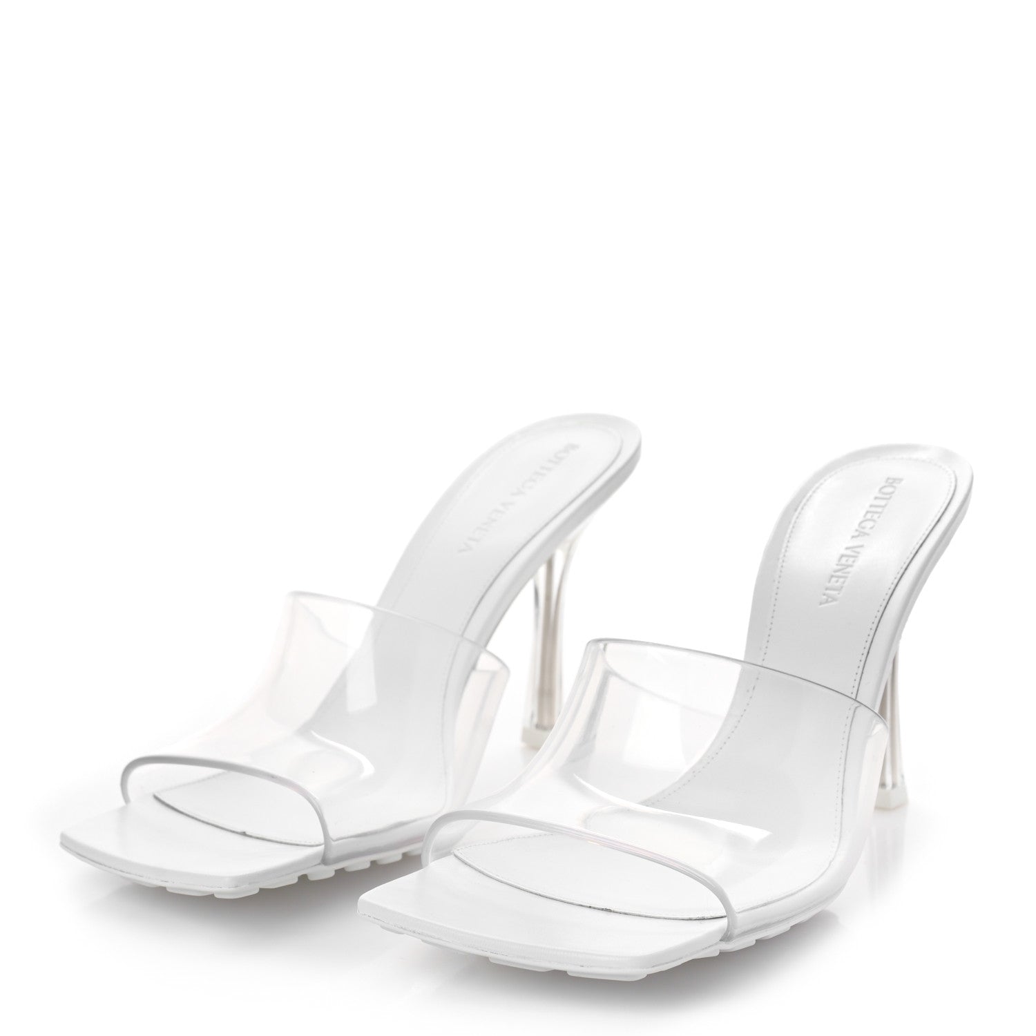 Bottega Veneta PVC Pudding Stretch Sandals 38 White 5 of 9