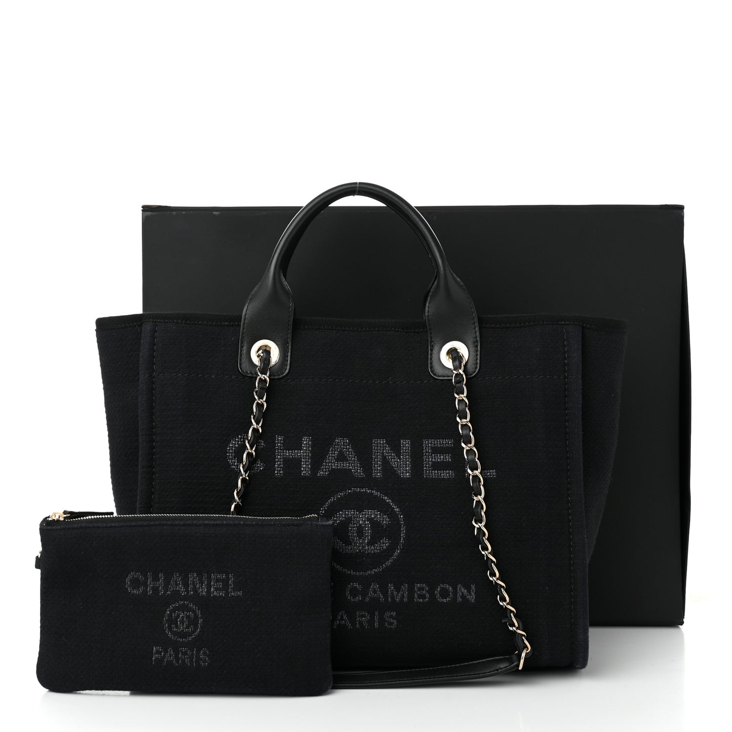 Mixed Fibers Small Deauville Tote Black