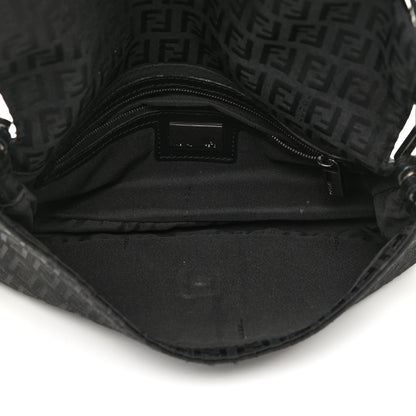 Fendi Zucchino Baguette Black 5 of 14