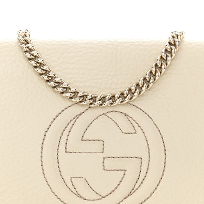 Gucci Cellarius Calfskin Medium Soho Flap Crossbody Ivoire 7 of 12