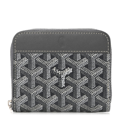 Goyard Goyardine Matignon PM Wallet Grey 1 of 6