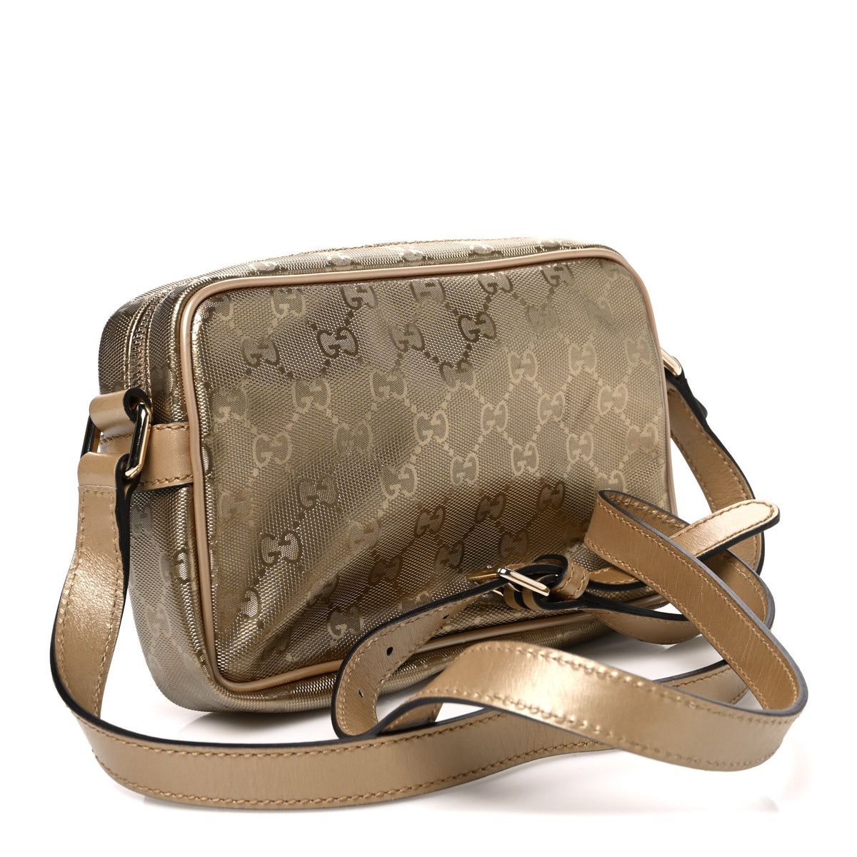 Imprime Monogram Small Shoulder Bag  Champagne