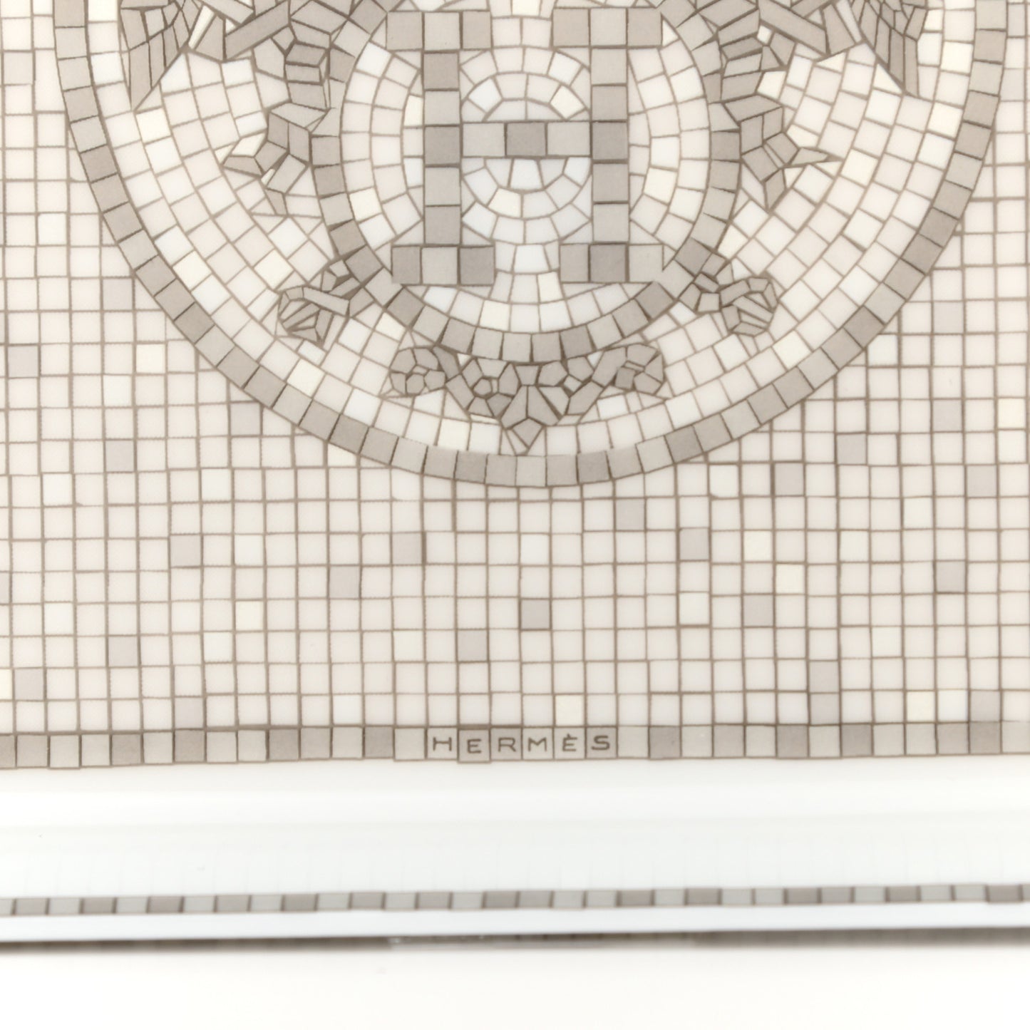 Porcelain Mosaique Au 24 Sushi Plate Platine