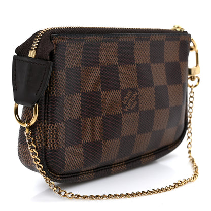 Louis Vuitton Damier Ebene Mini Pochette Accessories 3 of 11
