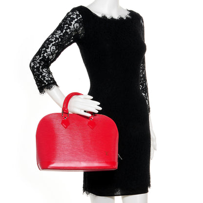 Louis Vuitton Epi Alma PM Rouge 2 of 7
