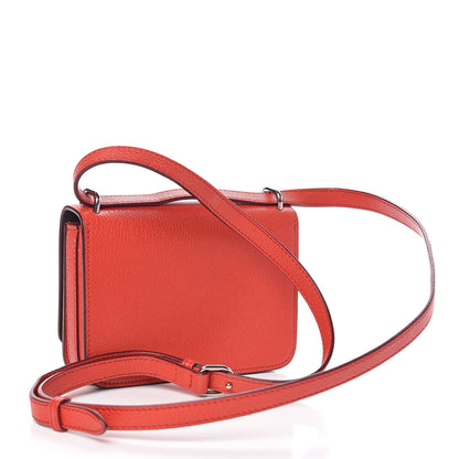 Burberry Goatskin Mini D-Ring Bag Bright Red 3 of 10