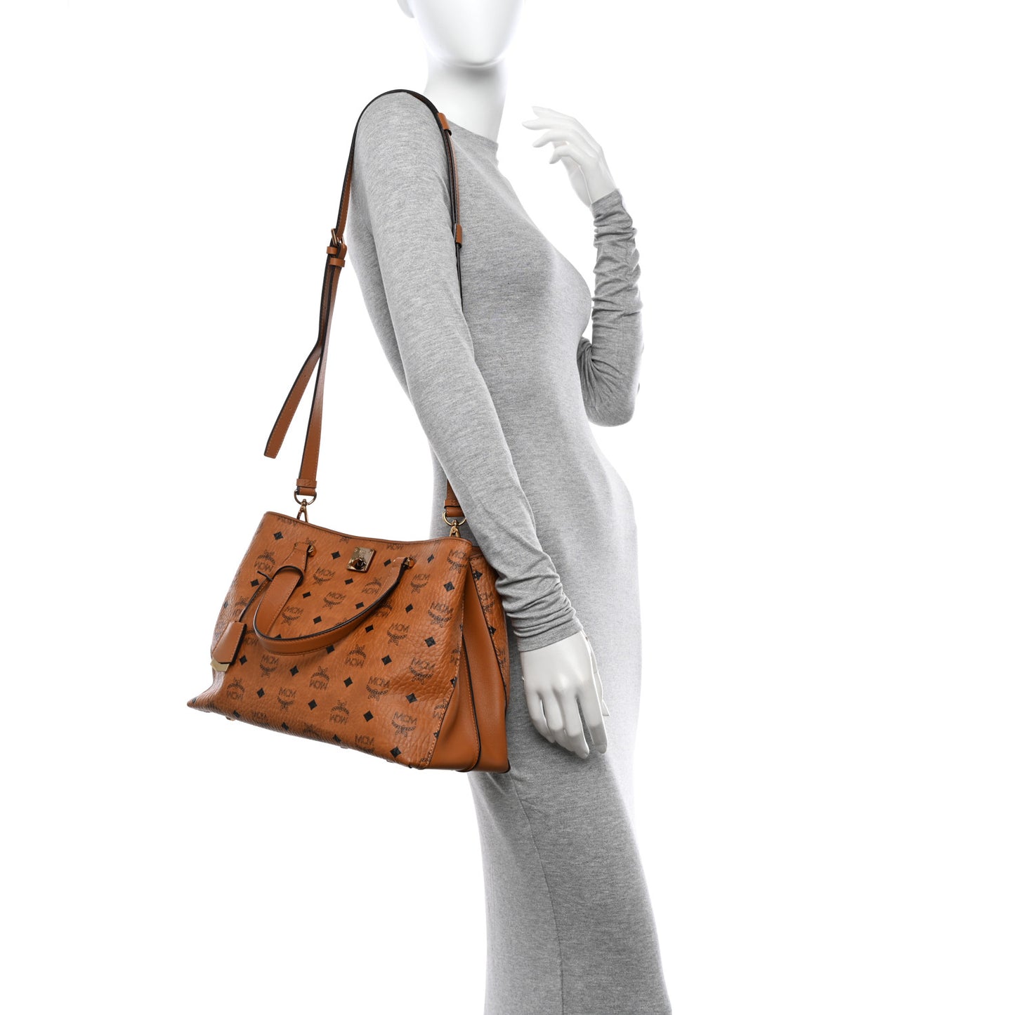 Visetos Large Essential Tote Cognac