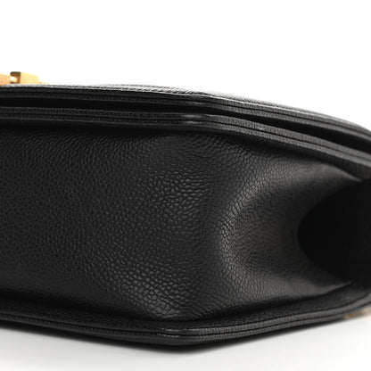 Chanel Caviar Quilted Medium Boy Flap Black 10 of 11