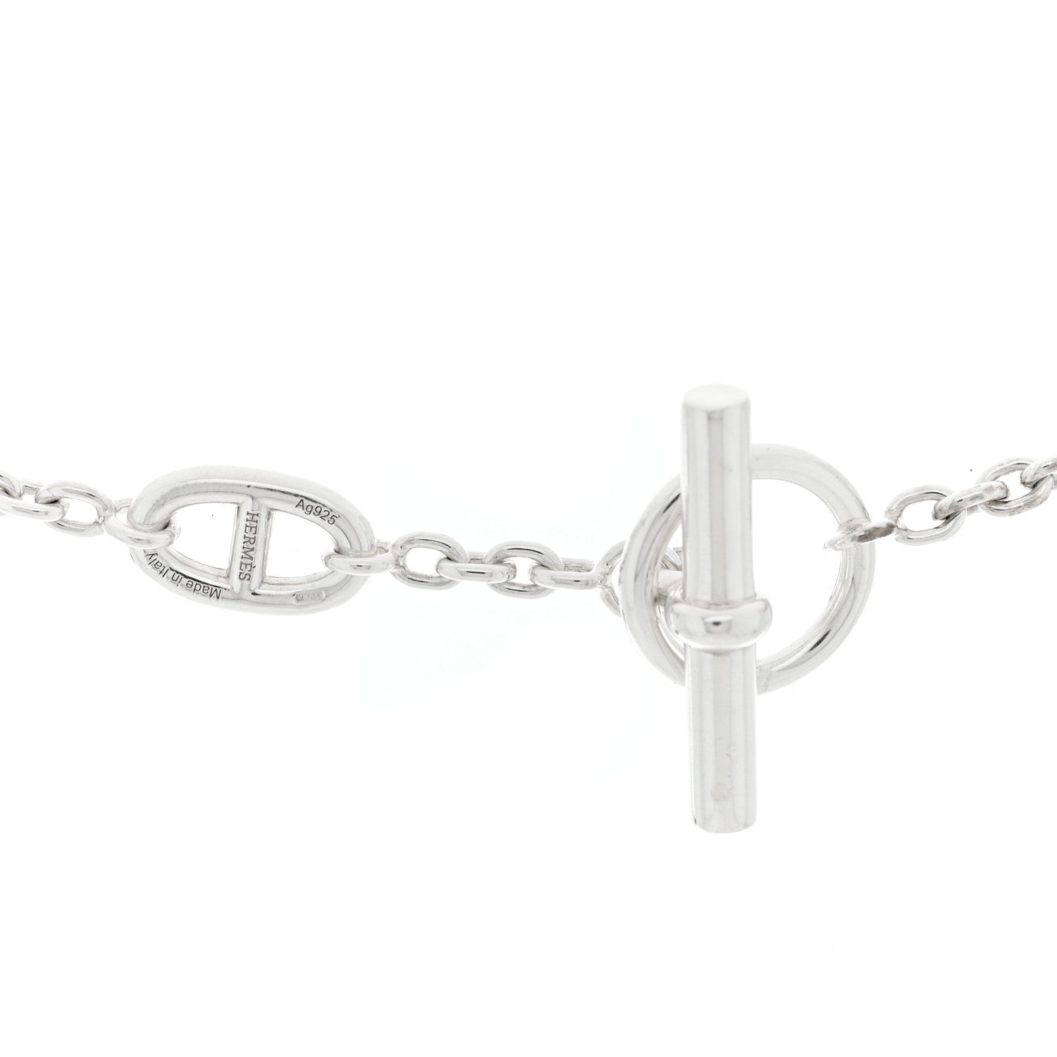 Hermes Sterling Silver Farandole Necklace 120 4 of 4
