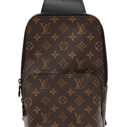 Louis Vuitton Monogram Macassar Avenue Sling Bag 6 of 8