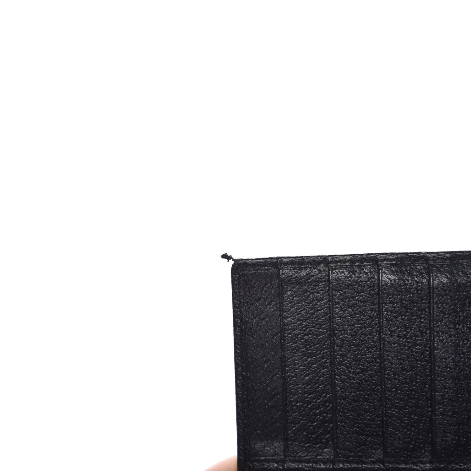 Gucci Monogram Metal Bar Chain Wallet Black 10 of 19