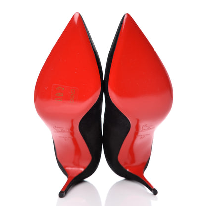 Christian Louboutin Suede Pailette Pigalle Follies 85 Pumps 37 Black 5 of 8
