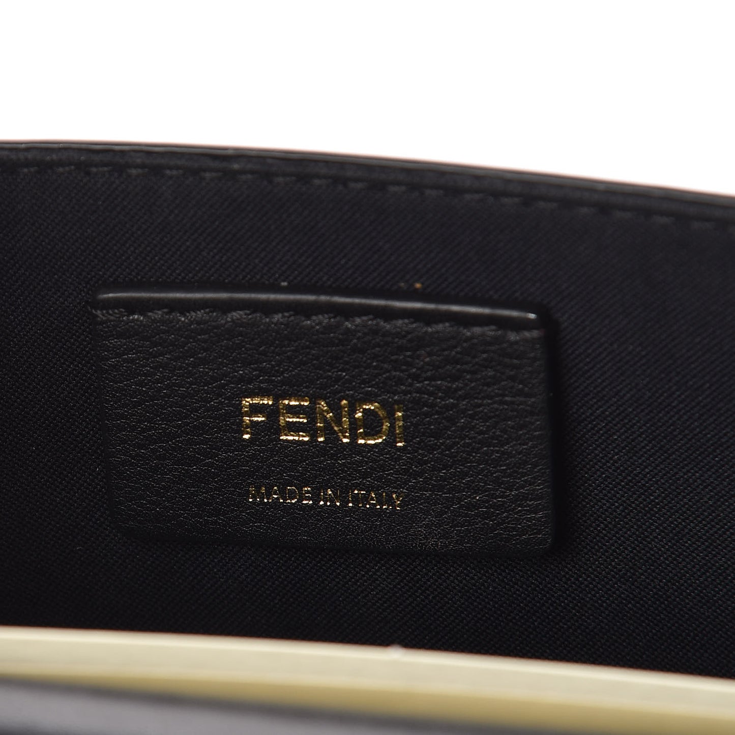 Vitello Liberty Lucido F is Fendi Envelope Belt Bag Black