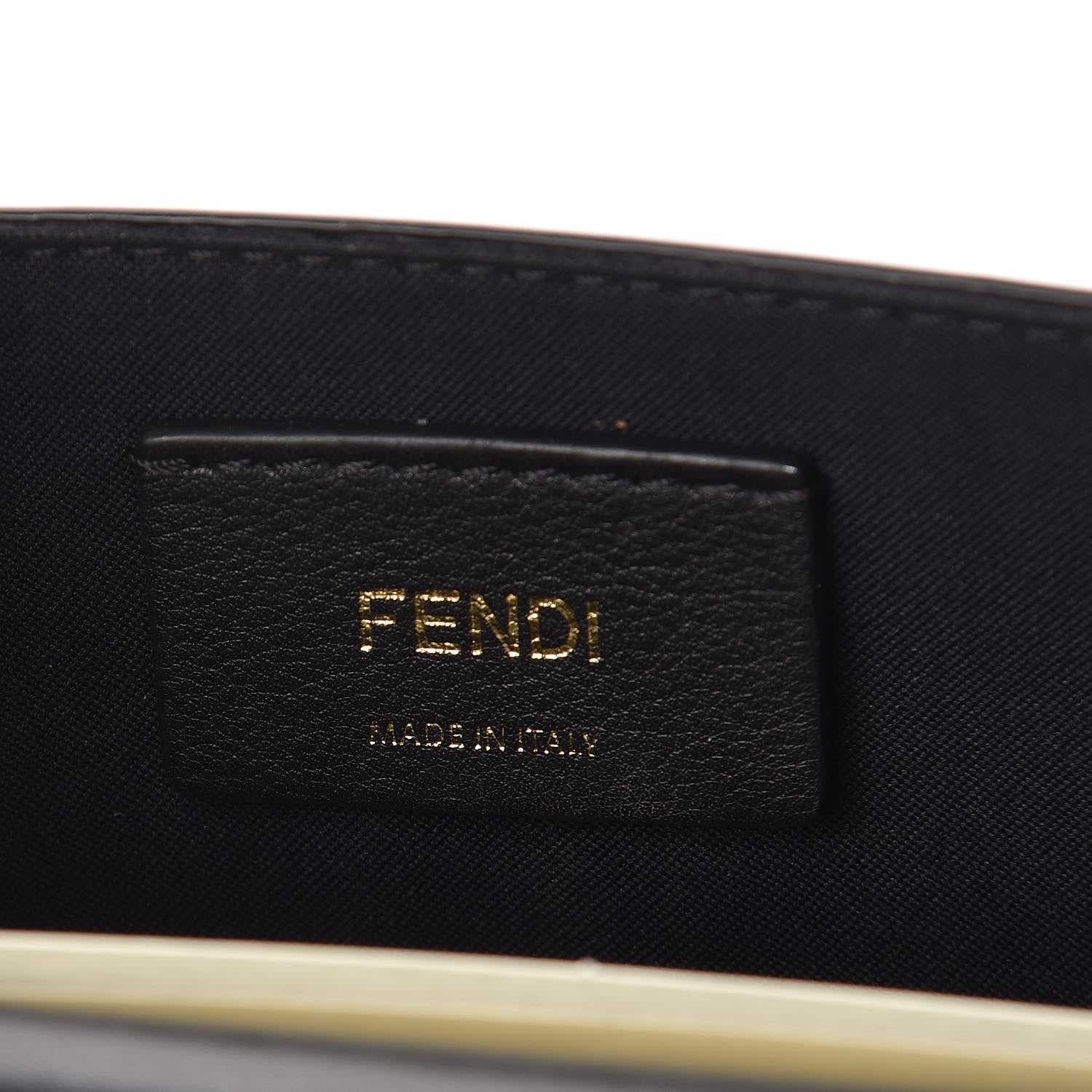 Fendi Vitello Liberty Lucido F is Fendi Envelope Belt Bag Black 7 of 12