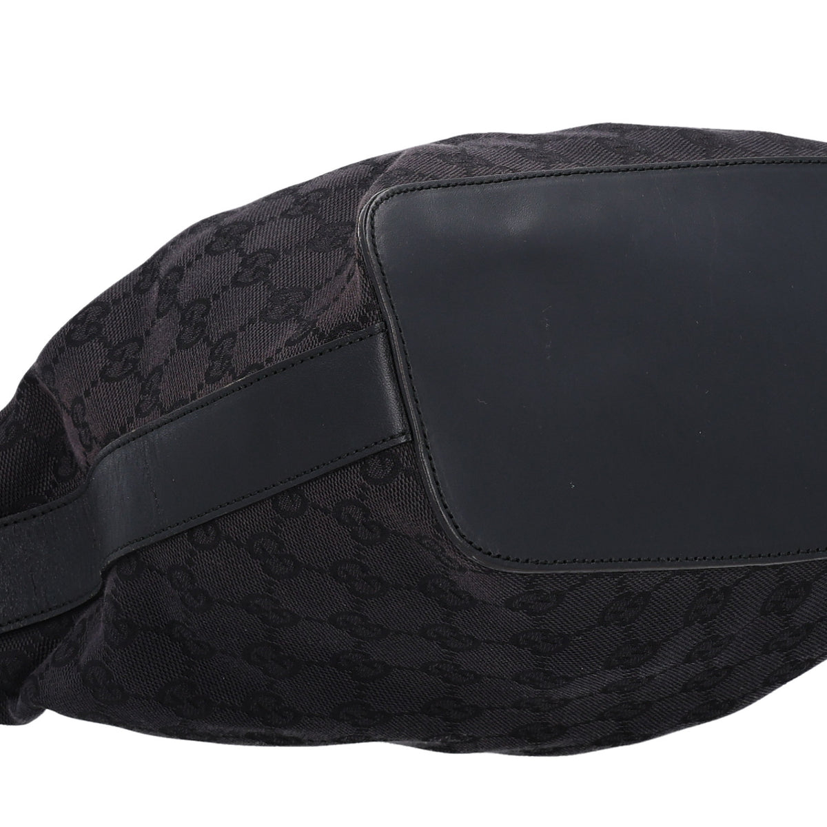 Monogram GG Small Clasp Hobo Black