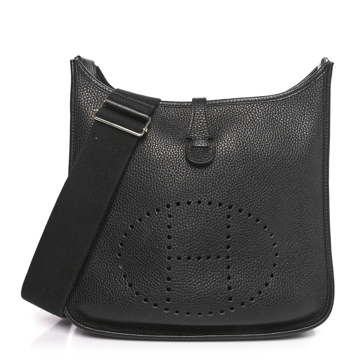 Hermes Taurillon Clemence Evelyne III PM Black 1 of 10