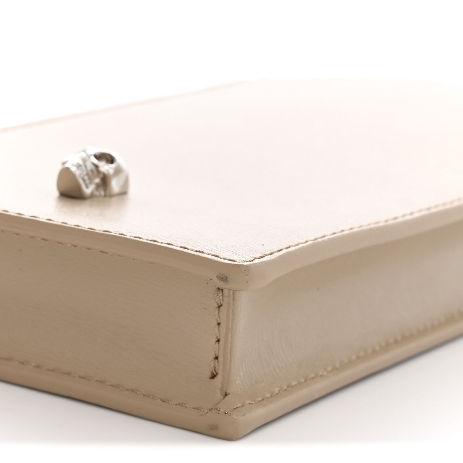 Alexander McQueen Calfskin Chain Phone Case Beige 9 of 9