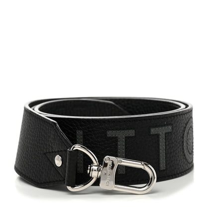 Louis Vuitton Taurillon Bandouliere Shoulder Strap Black 1 of 6