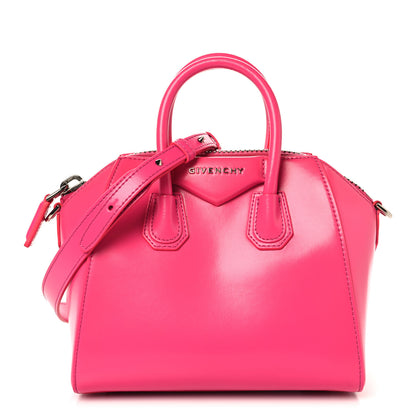 Givenchy Shiny Lord Calfskin Mini Antigona Shocking Pink 1 of 11