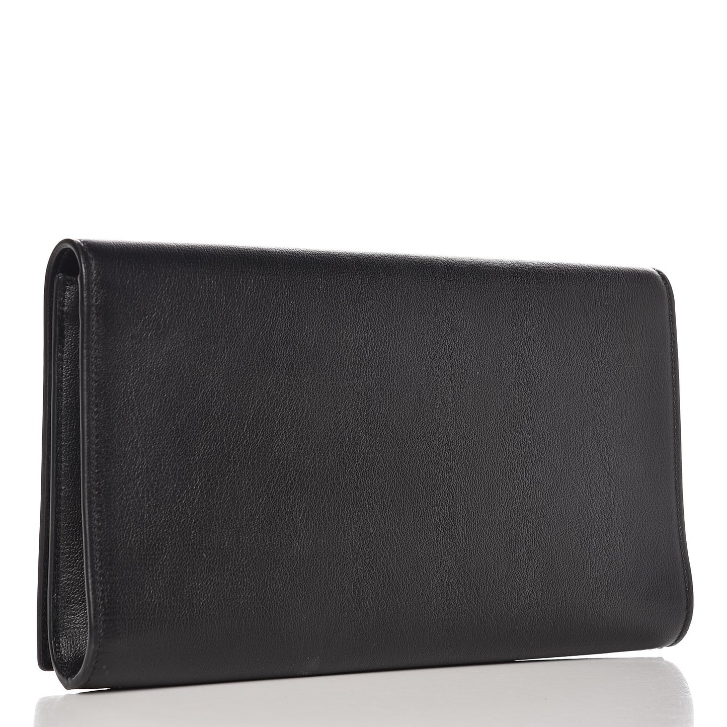 Calfskin Monogram Large Belle De Jour Clutch Black