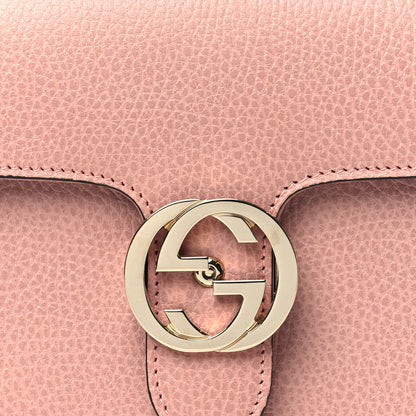 Gucci Dollar Calfskin Small Interlocking G Shoulder Bag Soft Pink 8 of 10