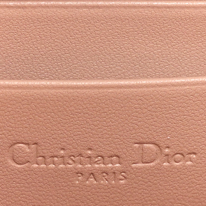Christian Dior Lambskin Cannage Small Lady Dior Voyageur Coin Purse Rose Des Vents 6 of 9