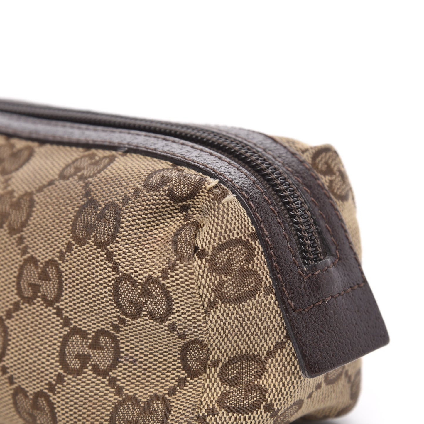 Monogram Small Cosmetic Case Dark Brown