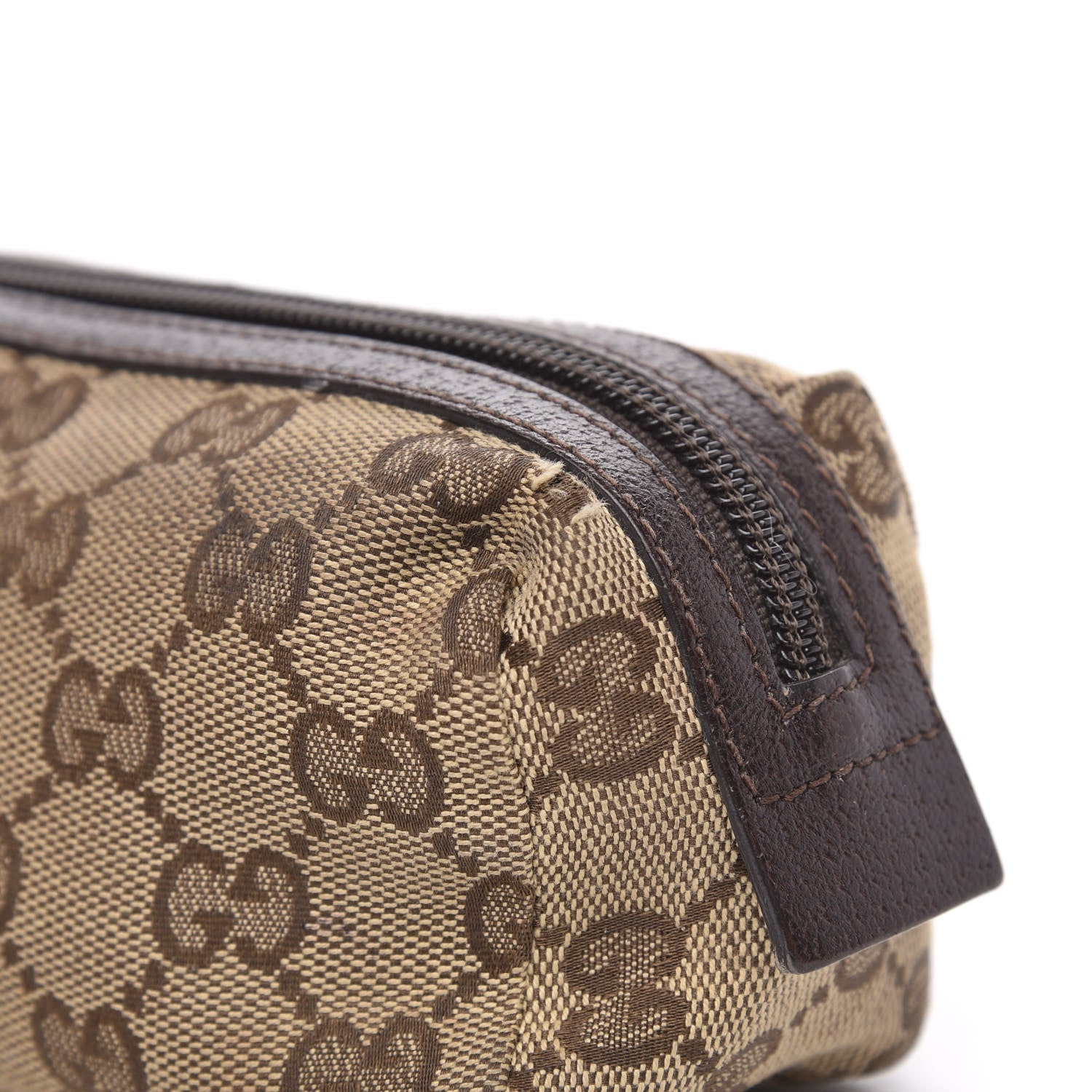 Gucci Monogram Small Cosmetic Case Dark Brown 9 of 12