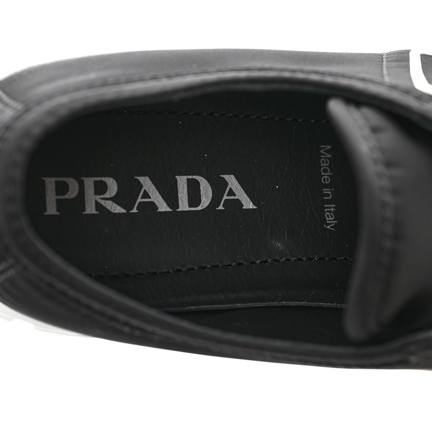 Prada Re-Nylon Gabardine Triangle Logo Double Wheel 50mm Sneakers 38.5 Black 7 of 7