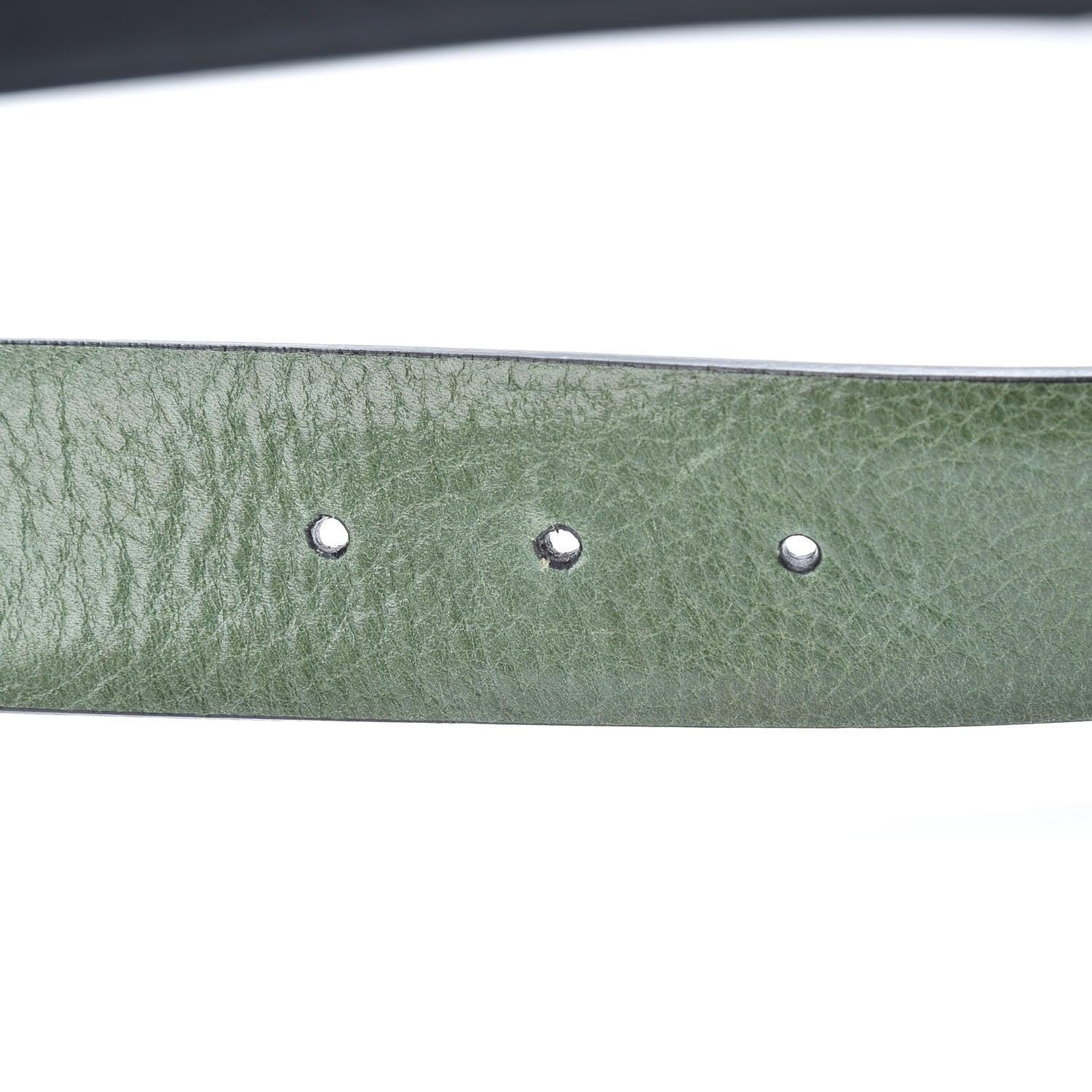 Gucci Calfskin Interlocking G Belt 85 34 Green 4 of 8