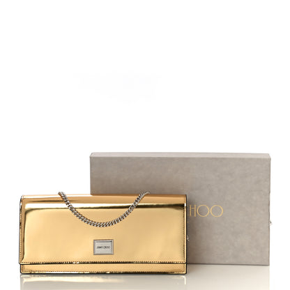 Jimmy Choo Patent Lilia Clutch Bag Gold 21 of 21