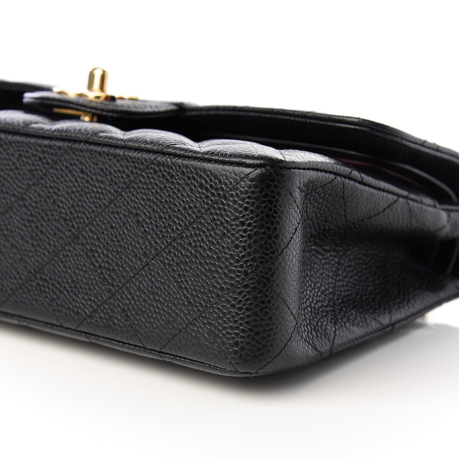 Chanel Caviar Quilted Small Double Flap Black 8 of 10