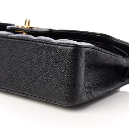 Chanel Caviar Quilted Small Double Flap Black 8 of 10