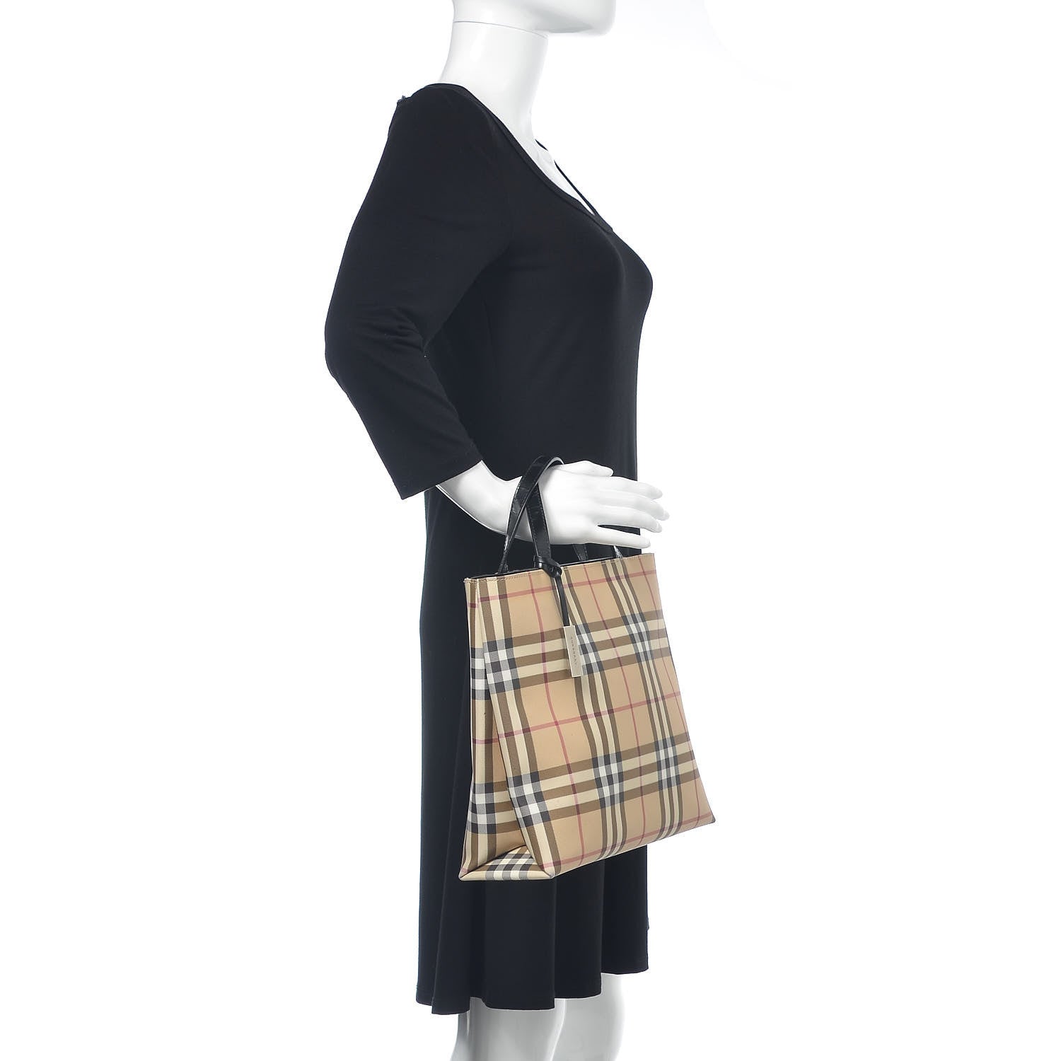 Burberry House Check Medium Tote Black 2 of 12
