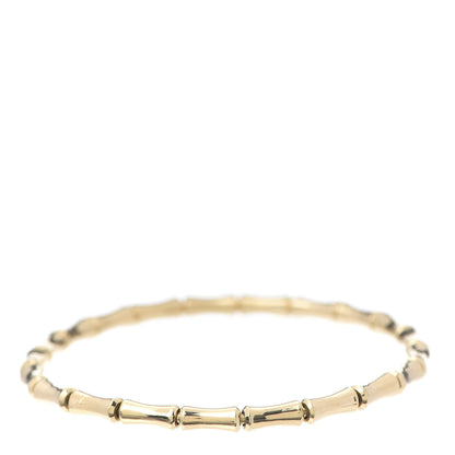 Gucci 18K Yellow Gold Small Bamboo Spring Bracelet 17 1 of 7