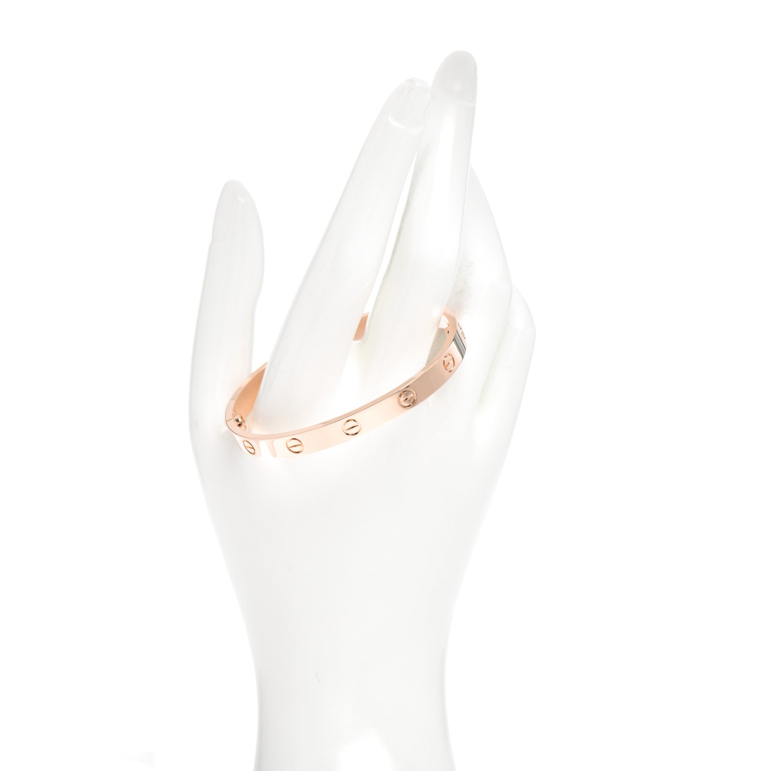 Cartier 18K Pink Gold LOVE Bracelet 17 2 of 5