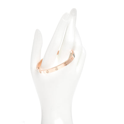 Cartier 18K Pink Gold LOVE Bracelet 17 2 of 5