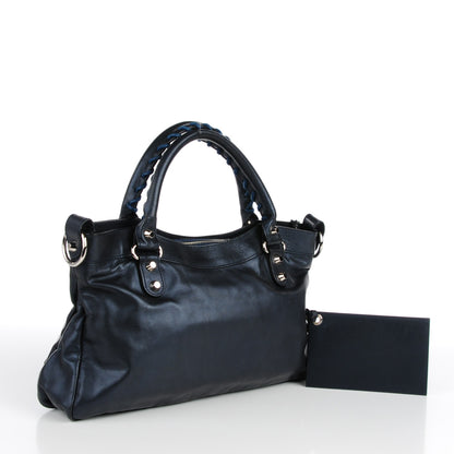 Balenciaga Iridescent Calfskin Classic Hardware First Bleu Mineral 3 of 8