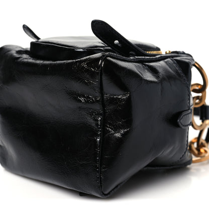 Prada Soft Lux Calfskin Mini Dangle Top Handle Bag Black 10 of 11