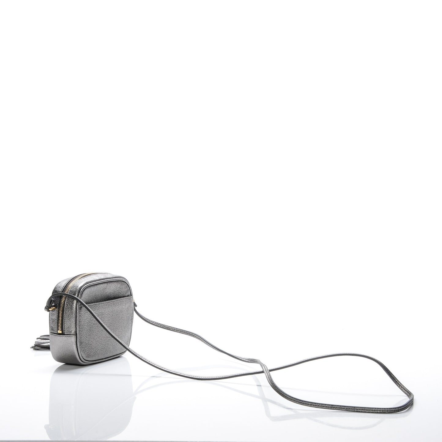 Metallic Calfskin Monogram Blogger Bag Lapis Nero