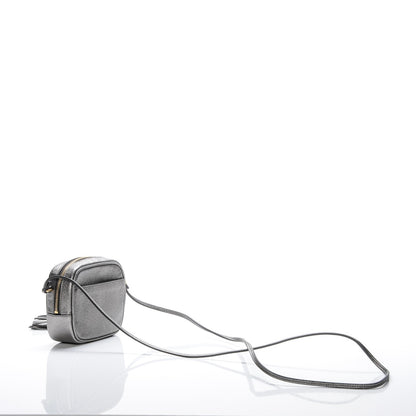 Saint Laurent Metallic Calfskin Monogram Blogger Bag Lapis Nero 3 of 6