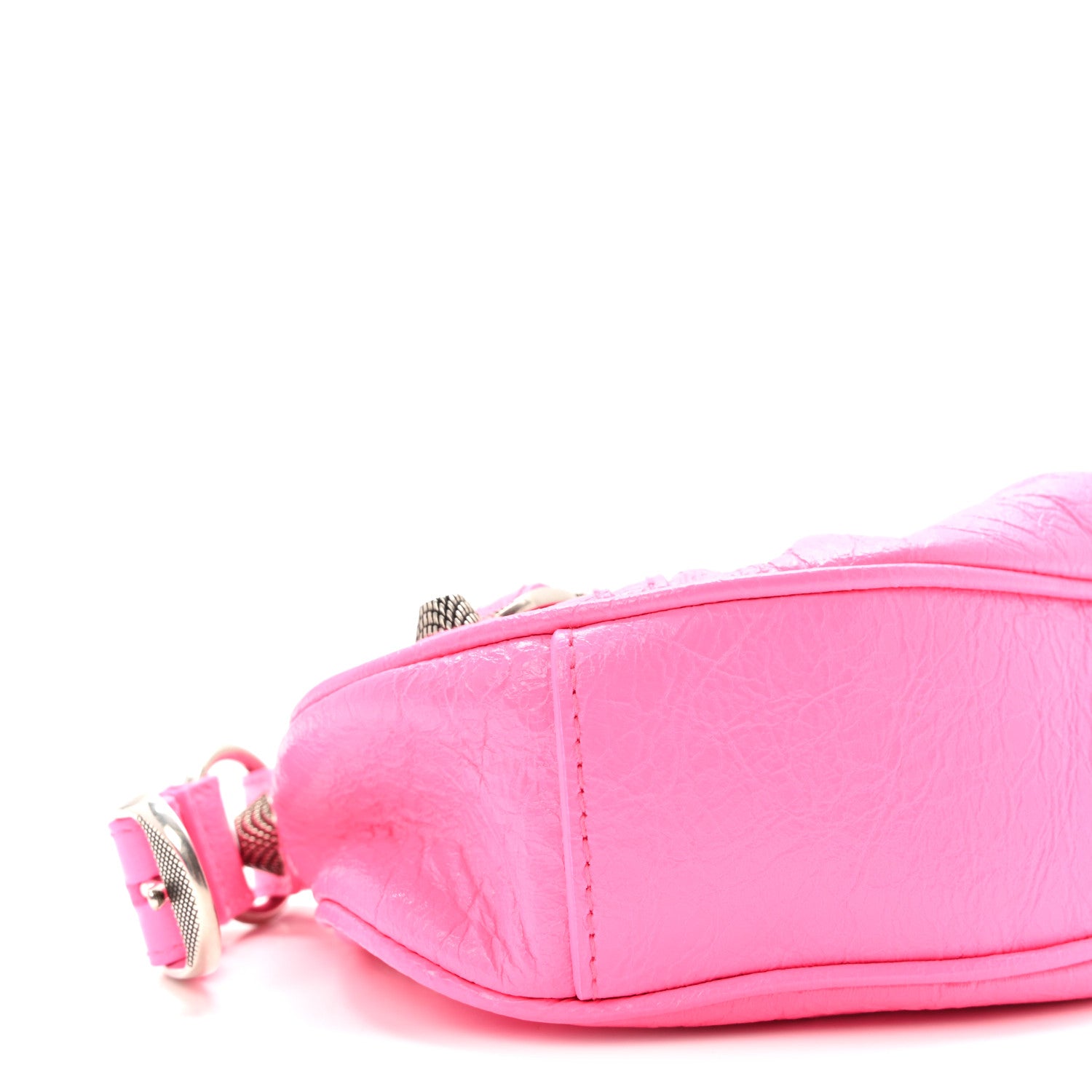 Balenciaga Agneau Arena Le Cagole Shoulder Bag XS Hot Pink Hot Pink 8 of 9