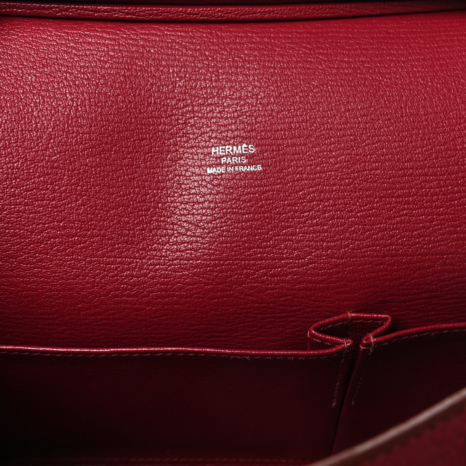 Hermes Taurillon Clemence Jypsiere 28 Rubis 6 of 12
