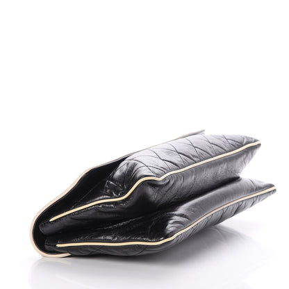 Chanel Lambskin East West Mademoiselle Flap Black 4 of 7