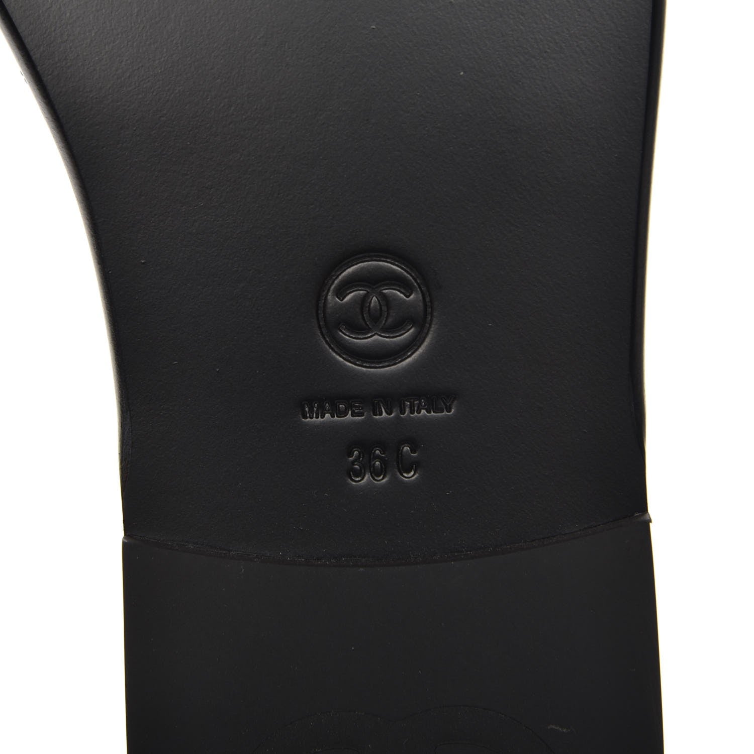 Chanel Patent Calfskin CC Slip On Mules 36 Black 6 of 8