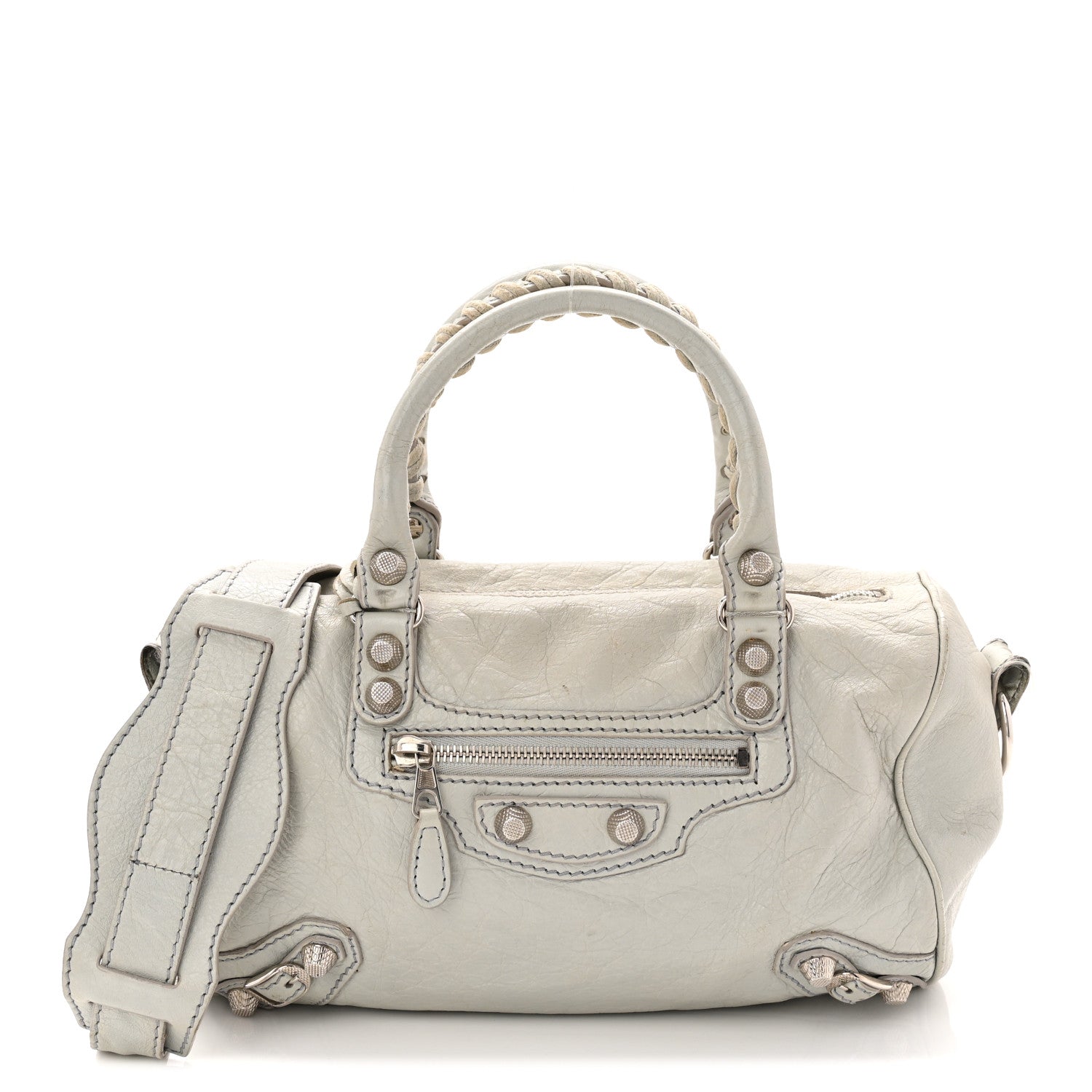 Balenciaga Agneau Giant 12 Silver Hardware Mini Twiggy Gris Glace 1 of 15