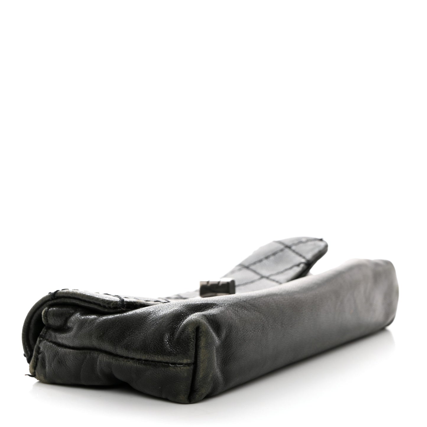 Lambskin Quilted 2.55 Reissue Pouch Black