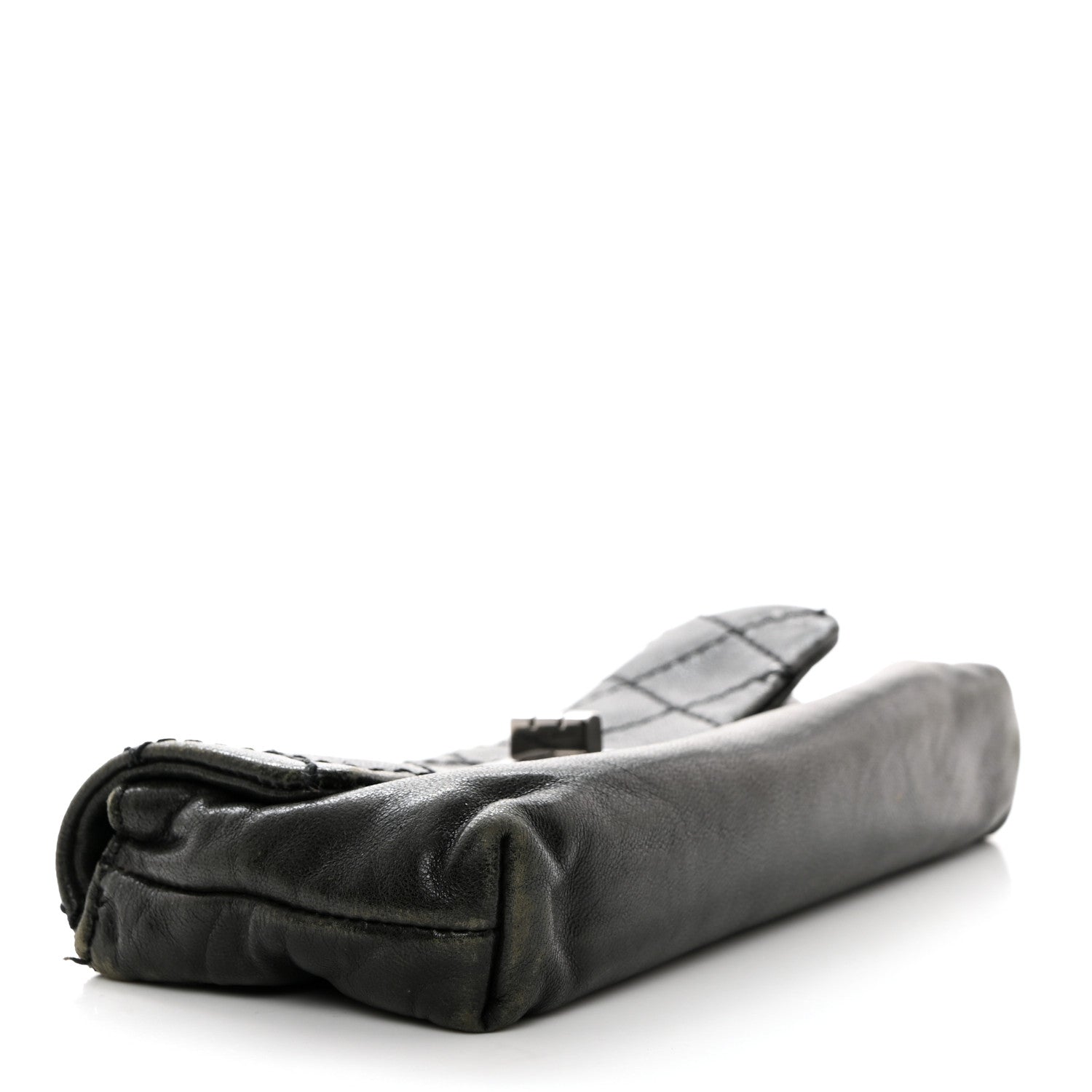 Chanel Lambskin Quilted 2.55 Reissue Pouch Black 4 of 12