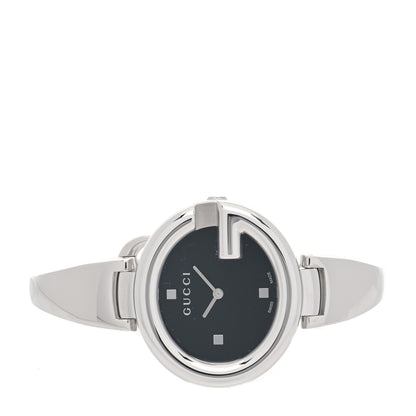 Gucci Stainless Steel 36mm Guccissima Quartz Watch Black 2 of 5